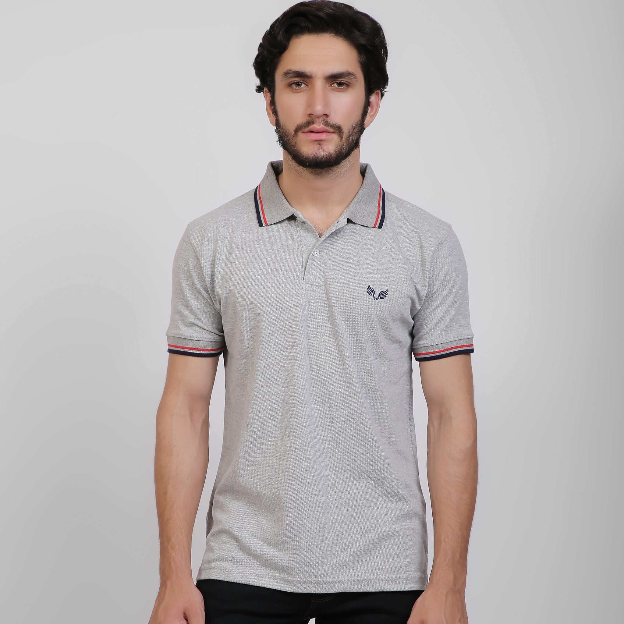 Casual Polo t Shirts for Men in Pakistan - Grey - PL-1111
