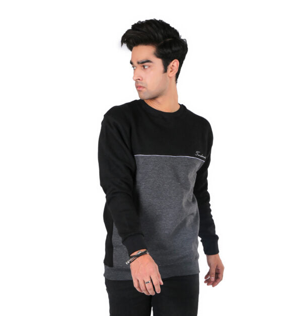 Winter Sweatshirt Gray & Black